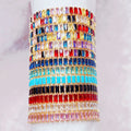 18k Gold Plated Women Accessories Jewelry Tennis Bracelet Fashion Rainbow Cubic Zirconia Tennis Chain Cz Bracelet
