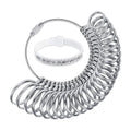 2pcs Jewelry Sizing Tools US/UK/HK/EU/JP/Korea Ring Sizer Plastic Finger Gauge with Metal Ring Sizers for Alloy Rings