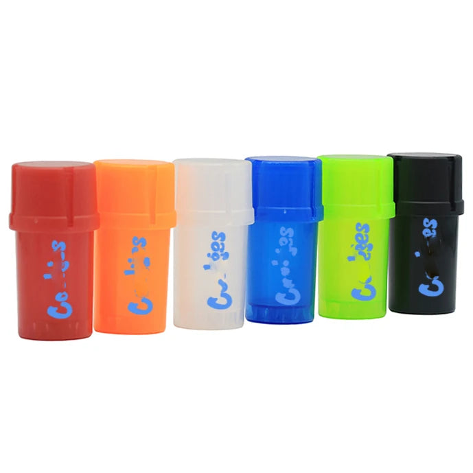 Wholesale Portable Custom Logo Plastic Herb Grinder with Storage Jar Dry Tobacco Smoking Accessories for Travel Cover Styles