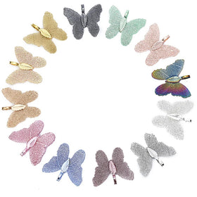 Fashion Jewelry Pendants Charms Natural Real Leaf butterfly Diy Earring Necklace for Women Bracelet Charms