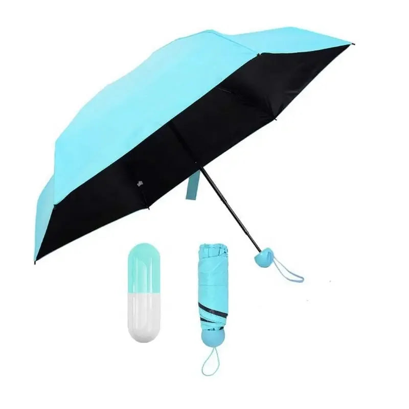 Sun City Promotion Item New Small 5 Folding Mini Like Capsule Umbrella
