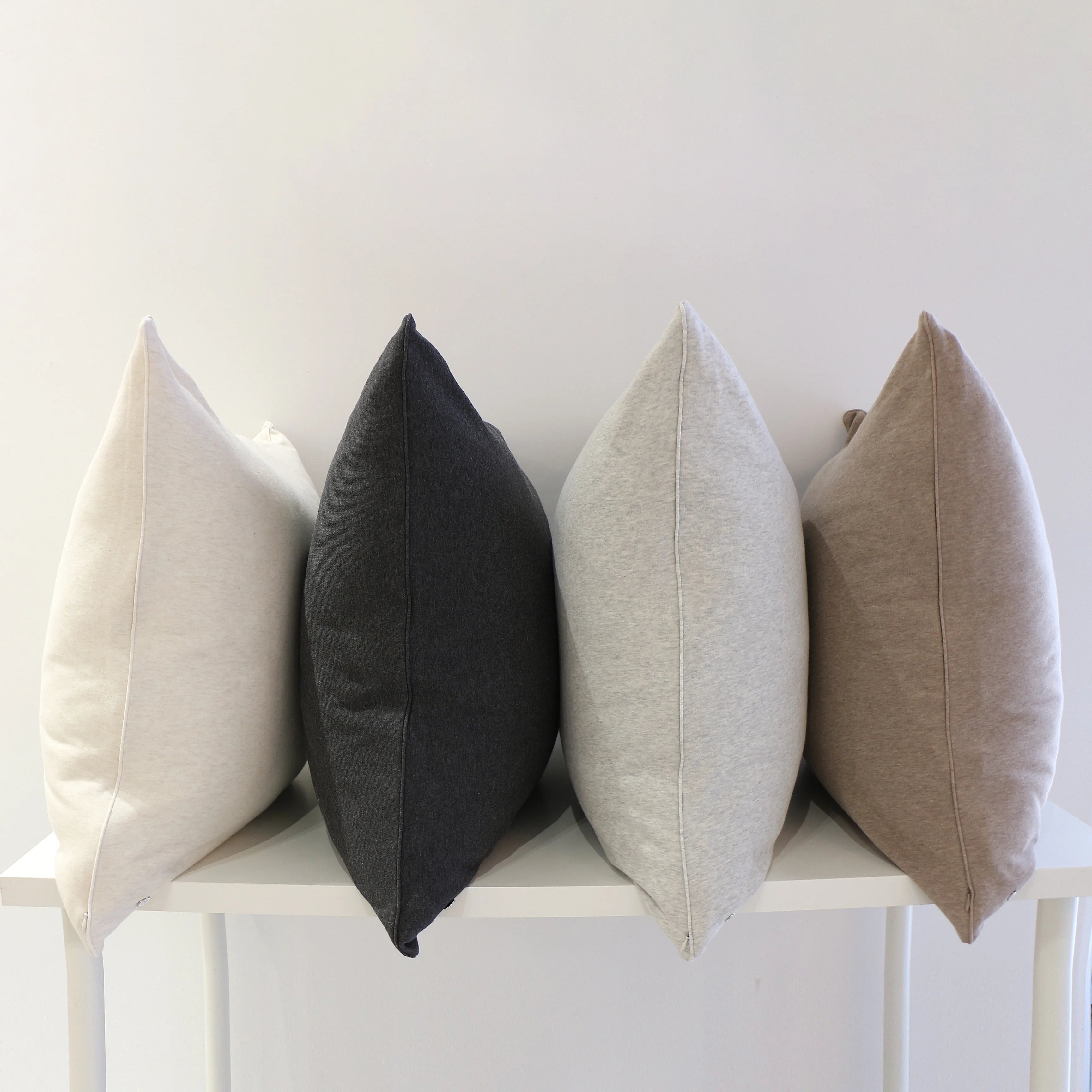 Ready to Ship Super Soft 30% off 100% Cotton Jersey 140gsm Cushion Fleece 65x65cm European Pillowcase