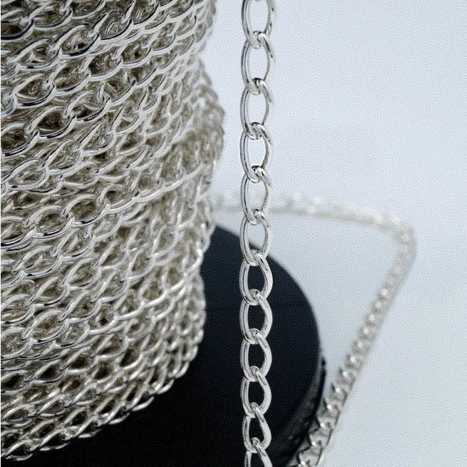 Excellent Sterling Silver 2.5mm Extension Chain Factory Wholesale Bracelet Necklace Bluk Chain Diy Jewellery Material