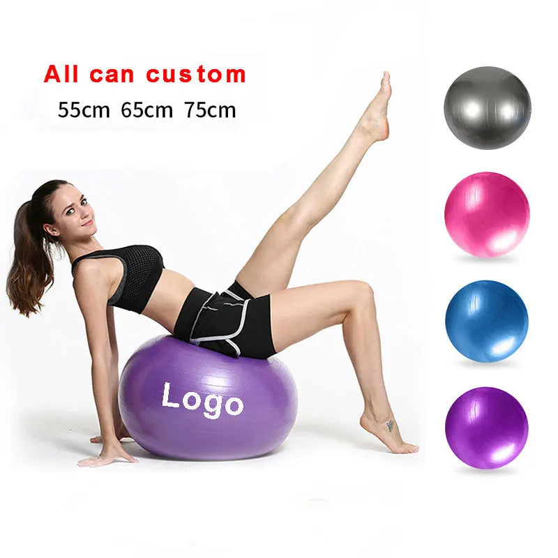 NQ SPORTS China Supplier Manufacturers  Yoga Fitness Ball with Customized Logo 65 CmYoga Ball with Eco-friendly PVC