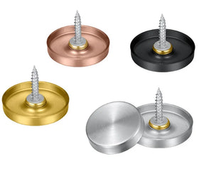 16mm-40mm Black Gold Stainless Steel Decorative Cap Screws for Mirrors Advertising Nail