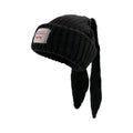 Y2K Style Rabbit Long Ears Hat Cute Skull Beanie Hat Knit Wool Felt Cap Warm Slouchy Crochet Hat