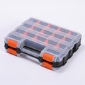 Double Side Tools Box Organizer Portable Tool Box Hardware Tool Arrangement Box Toolbox Container for Screws Nuts Small Parts