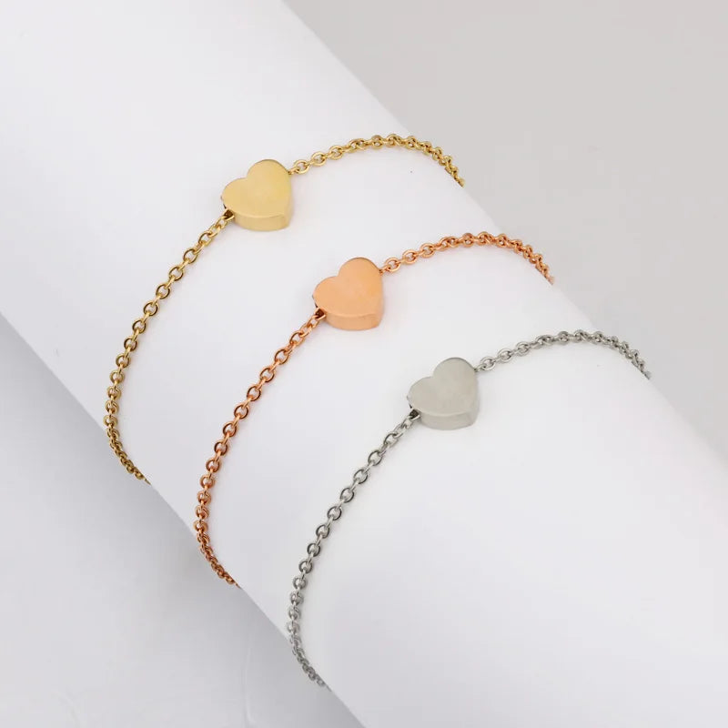 Women's Stainless Steel Anklets with Diamond and Pearl Set Bohemian Style Plating Jewelry and Chains for Gift