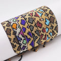 Wholesale Adjustable Bohemian Style Women's Fashion Bracelet with Geometric Leopard Print Fashion Crystal Bracelet Handmade Gift
