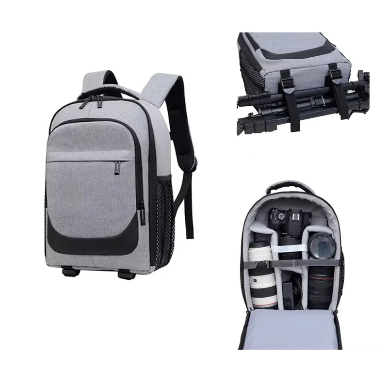 New Designer Outdoor Travel Professional Waterproof Digital Camera Backpacks DSLR Lens Bags for Photography