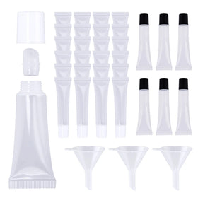 Cosmetic Tube 5ml 10ml 15ml White Face Wash Hand Cream Lotion Soft Plastic Lip Gloss Tube