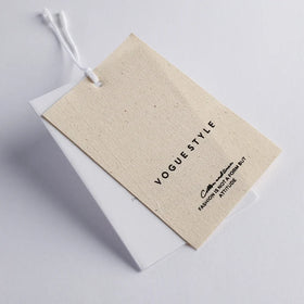 Custom Sample Clothes hang Tag Clothes High Density Comfort Garment hang Tags