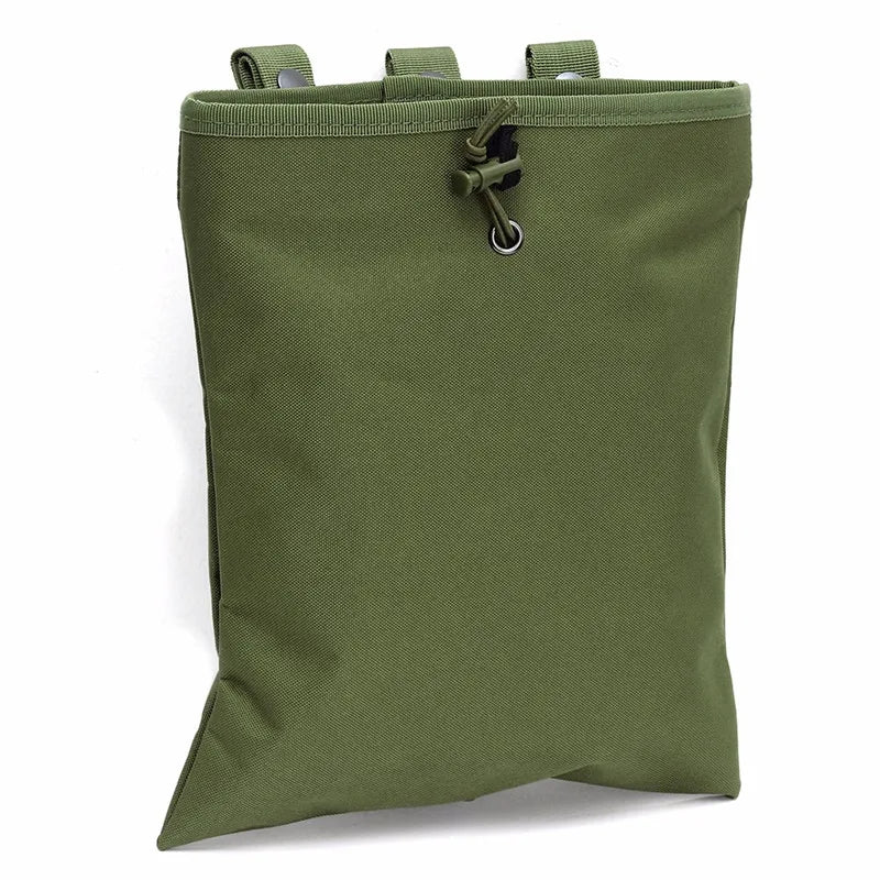Tactical Large Foldable Dump Pouch Roll-Up Dump Pouch Holster Drawstring Pouch Bag for Hunting