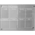 Wholesale Acrylic Calendar Acrylic Message Board Dry Erase Board Week Magnetic Notepad Calendar for Fridge