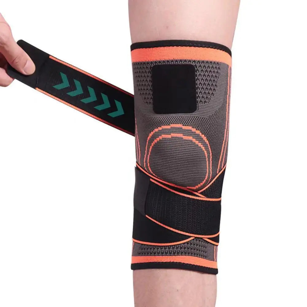 For CrossFit Training Knee Pads Brace Breathable Neoprene Compression Sports Knee Sleeve with Adjustable Straps