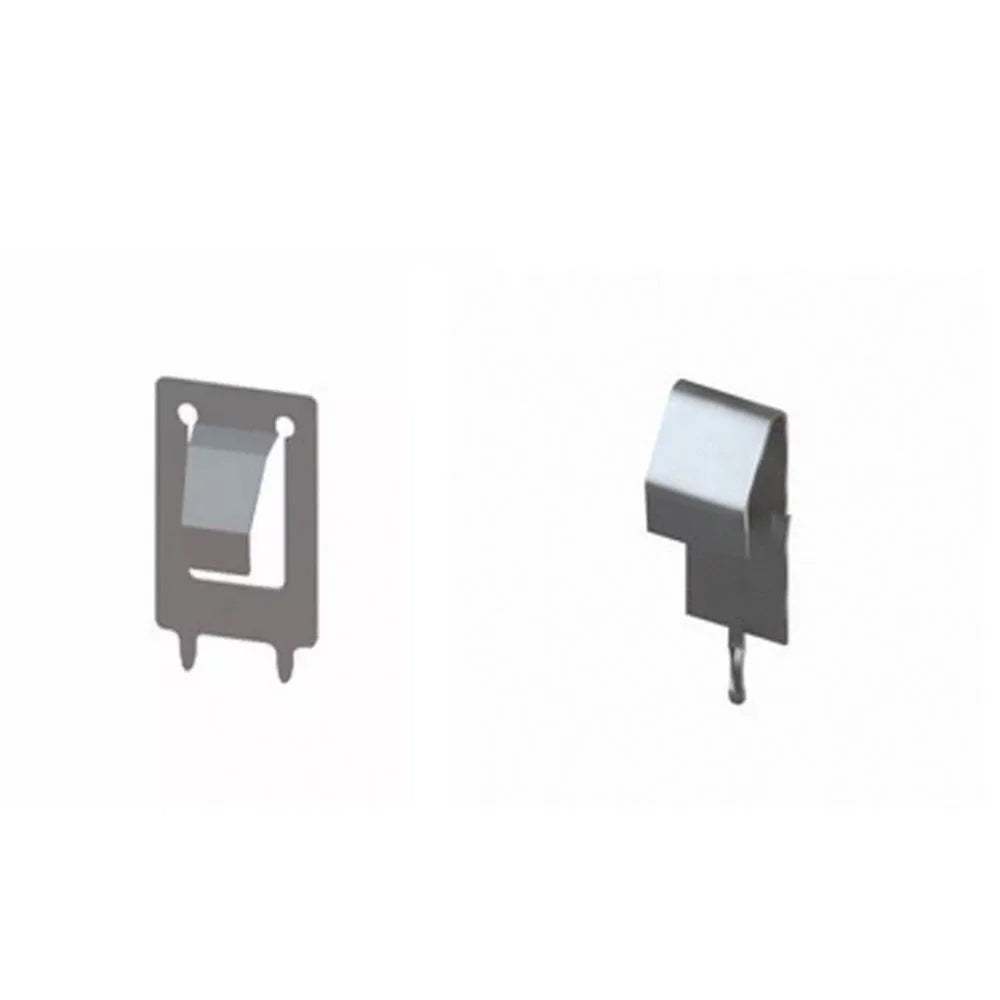 Customized Steel Stainless Steel Iron Slide-in Spring Mounted Battery Contacts Lr44 Battery Contact Type Bent Design