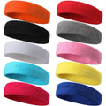 Custom Logo Moisture Athletic Non-slip Cotton Sports Headband for Men and Women European & American Style