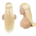 Full Lace Human Hair Wig 360 Full Lace Wig Vendor Bone Straight Pre Pluck Glueless HD Lace Front 36 Inch Straight Blonde Wig