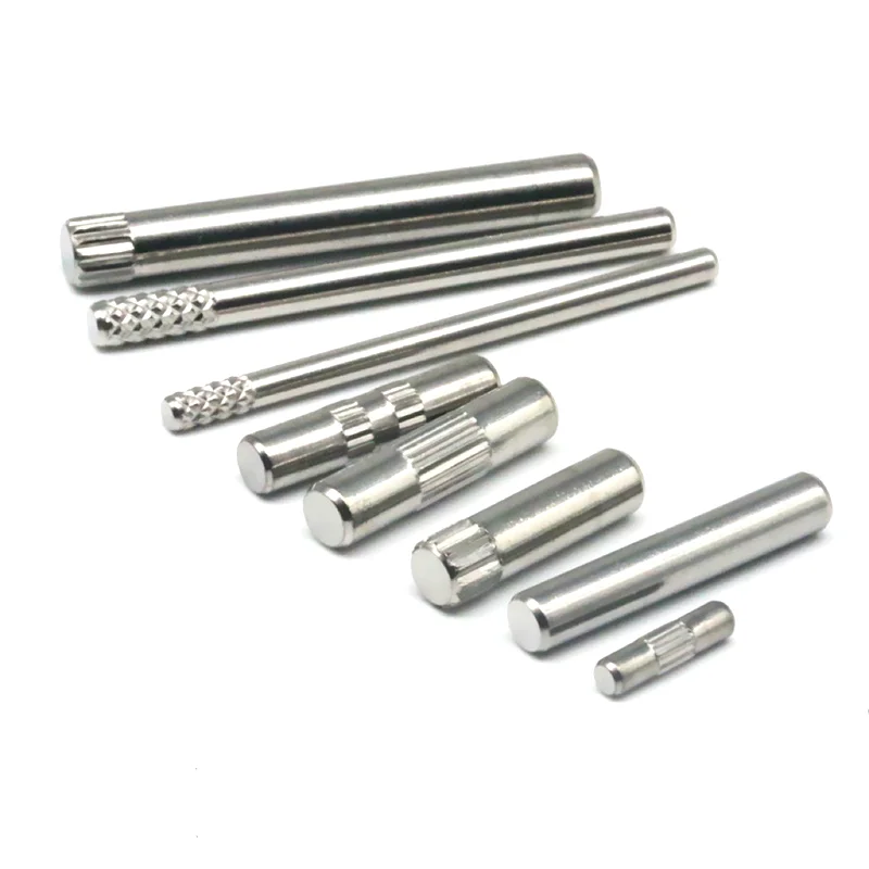 Saitong ST-0078 Customizable Stainless Steel Bright Uncoated Dowel Pins 22mm Head Diameter Flattened Head 7.0mm Height