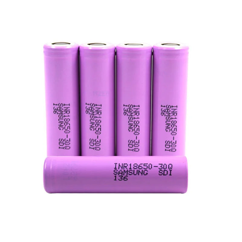 Cylindrical 30Q 10C 30A Li Ion Battery Rechargeable 3.7v Lithium Ion Battery Cell Manufacturer 18650 3000mah