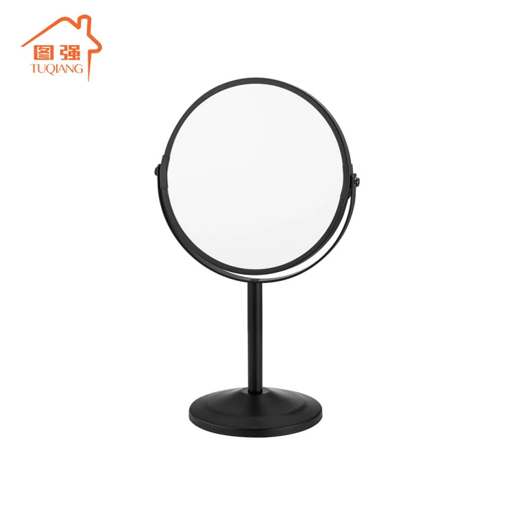 Wholesale Personalized Classical Decorative Table Beauty Mirror with Magnification and Metal Frame for Shaving