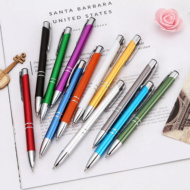 Personalized Advertising Custom Cheap Metal Ball Pen Promotional Aluminum Pen with Company Logo