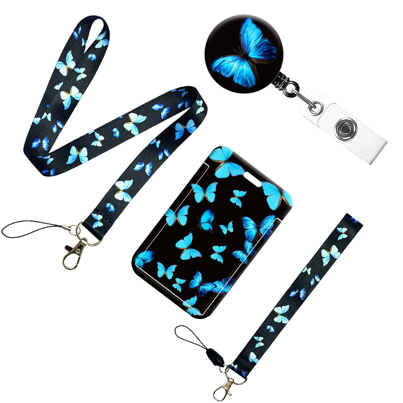 90cm Custom logo Promotional  Neck Strap Polyester Sublimation Printed yoyo Lanyard With ID Card Holder
