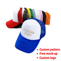 Brown Green Custom 5 Panel Mesh Back Sports Hat Plain Baseball Caps Snapback Rope Trucker Hats With High Quality Embroidery Logo