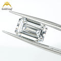 Goldleaf IGI  Certified Excellent DEF Color HPHT CVD VVS Clarity 5CT to 7CT Lab-Grown Emerald Cut Diamond for Jewelry Making