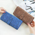 MIYIN2025hot Japanese and Korean Fashion Long Ladies Wallet Multifunctional PU Leather Wallets Ladies Purse Cartera Wallet Women