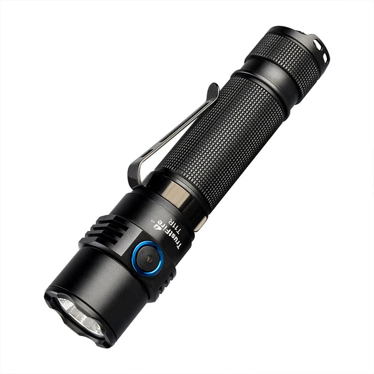 For T11R 1800 Lumen IP68 Waterproof Aluminum Alloy Tactical Flashlight Rechargeable Pocket Clip for Hunting & Camping