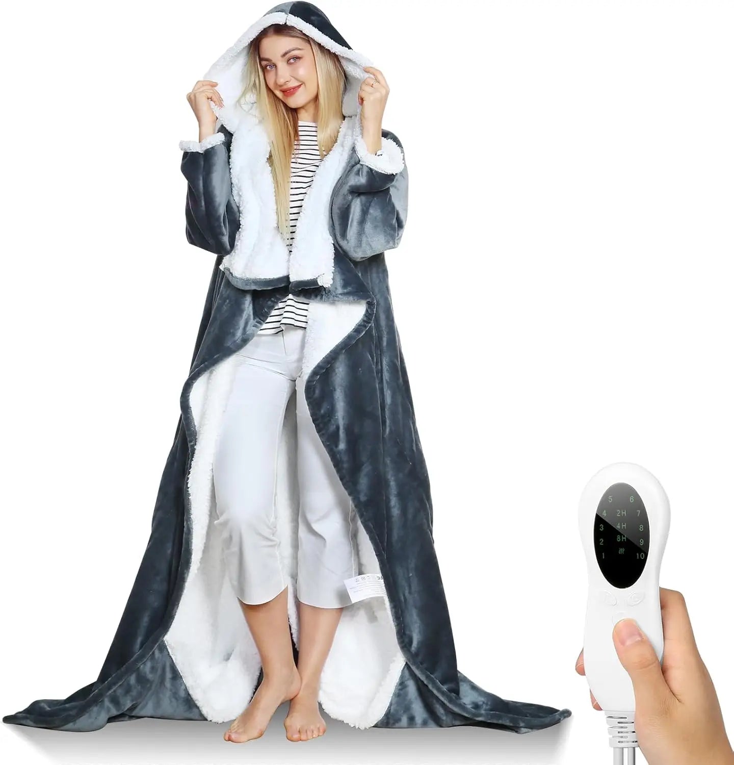 Custom Portable Fast Heater Electric Under Blanket Winter Wearable Electric Heated Blankets