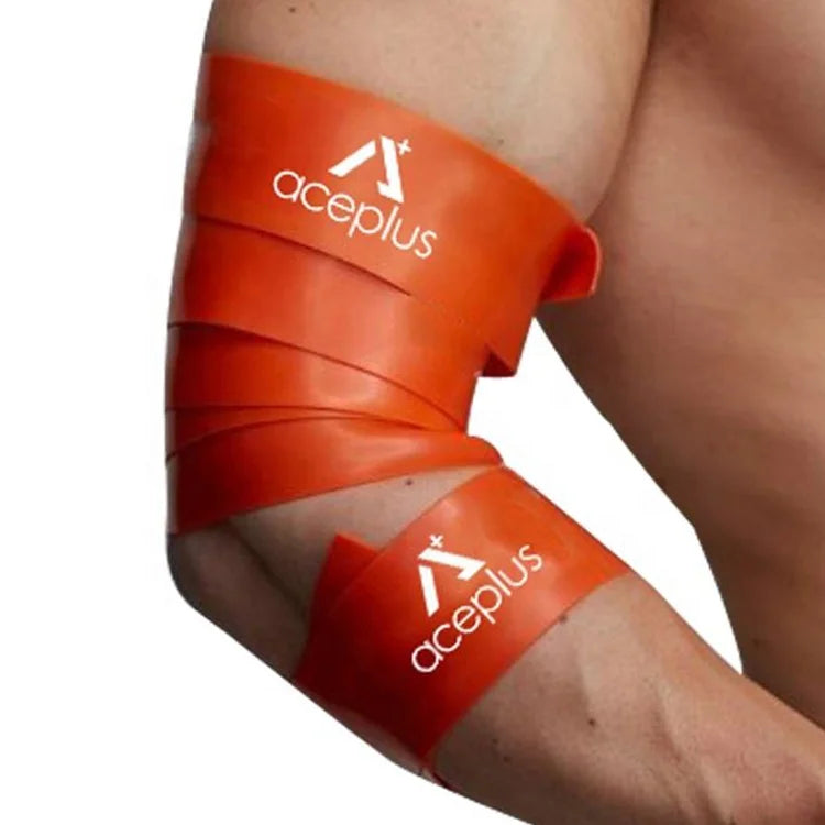 Customized Anti-Slip Fitness Latex Muscle Compression Floss Band Sticky Flossing Band