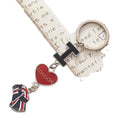 Wholesale HOT British Miniature NY Zinc Alloy Key Ring I for London Silver Lightweight Rotating Keychain for Souvenir Gift