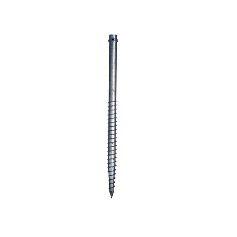 Manufacturer Galvanized Solar Mounting Component Ground Screw Anchor Pile for Construction Foundation