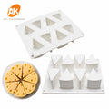 AK Non-Stick 3D Silicone Cheese Molds for DIY Baking & Cake Decorating for Bakery Chocolate & Soap Comes in OPP Bag