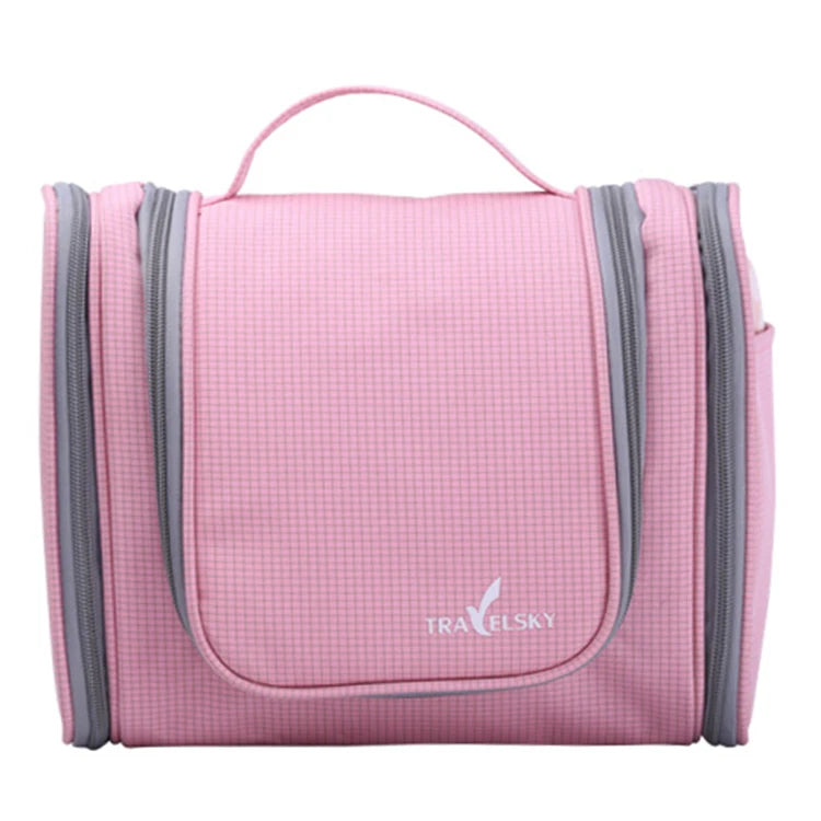Custom Portable Large Capacity Hanging Cosmetic Toiletry Make up case Travel Wash Bag