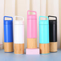 Portable 600ml Vacuum Flasks Thermoses Stainless Steel Double Wall Insulated Water Bottle with Tea Infuser