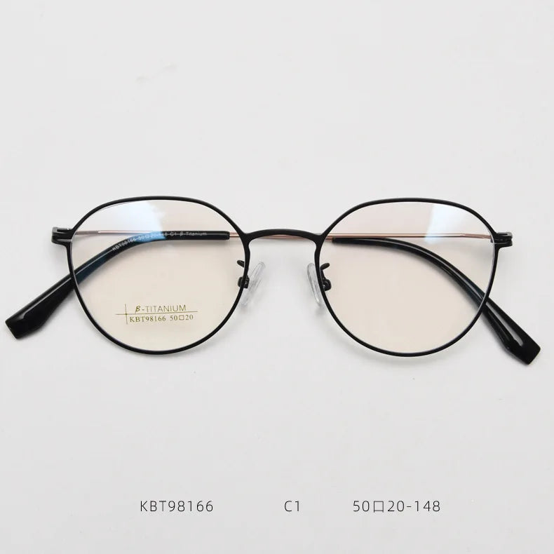 Optical Glasses Frame for Men 2023 New Arrival Fashion Super Light Weighted Pure Titanium Eyeglasses Male Prescription Eyewear