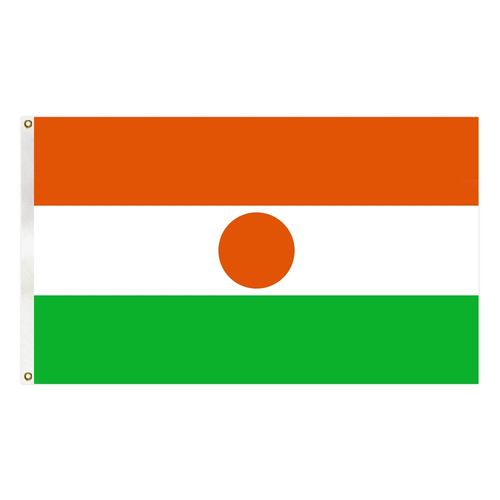 3x5FT Polyester Digital Printing Handmade Cheap Price Niger Country Flag and National Flag with Two Grommets