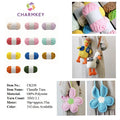 Stock Fancy Chenille Yarn 100% Polyester High Tenacity Dyed Super Soft Eco-Friendly Knitting Yarn for Sewing Embroidery Weaving