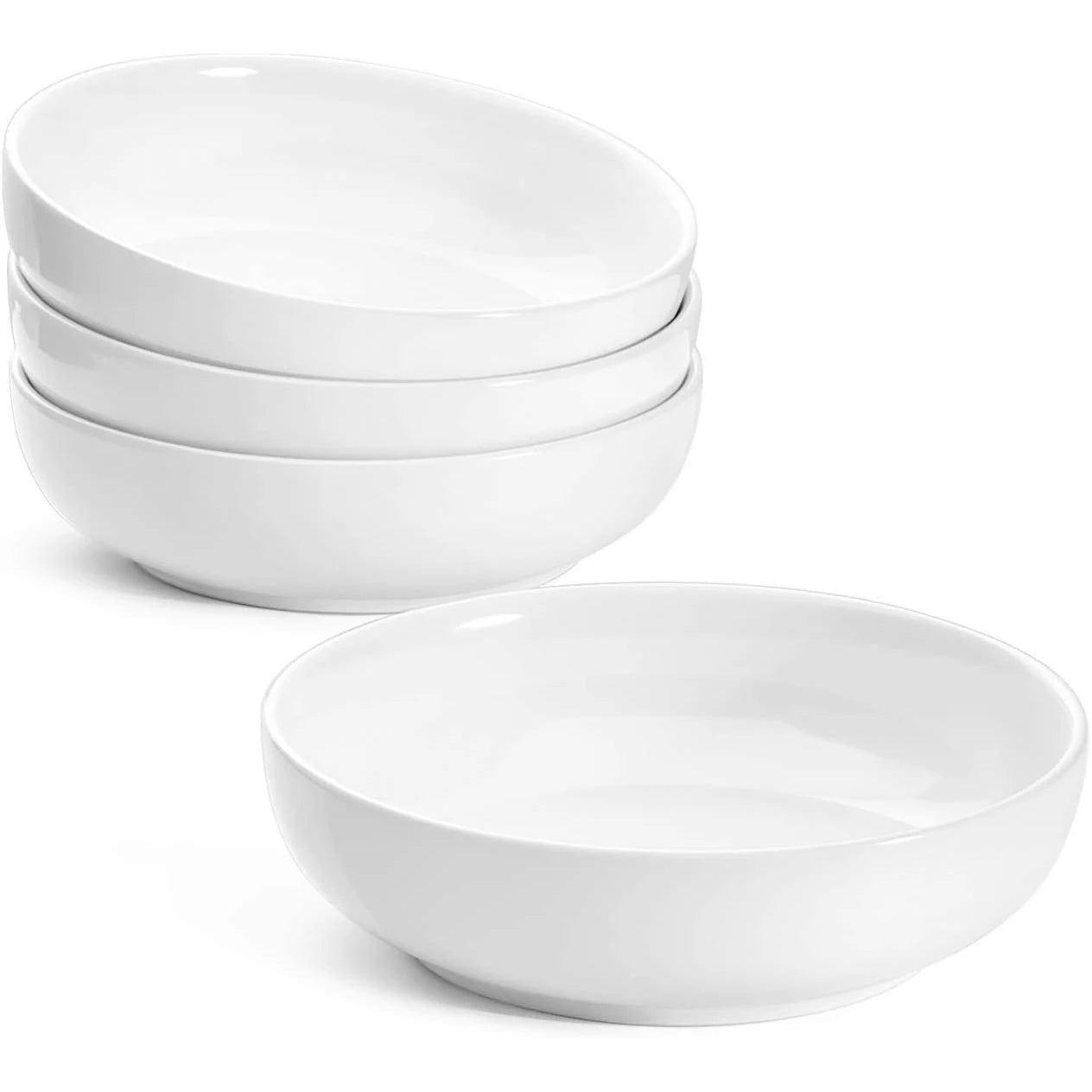 Nordic Style Large Melamine Salad Fruit Snack Bowl Ceramic Food Serving Bowl Set for Pho Picnic Mixing Cereal Pasta