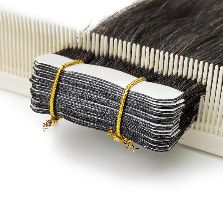 Remy Virgin Tape Hair Extensions Super Double Drawn Human Hair Extensions for Woman