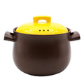 Gas-stove Safe Ceramic Soup Cooking Pot Non-Stick Interior Oven Safe Double Handle-Contemporary Design for Home Restaurant Use