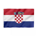 Hrvatska Zastava Croatian National Flag Customization 100% Polyester Digital Printed Logo 3x5ft Outdoor Advertising Banner