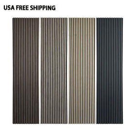 USA Warehouse Free Shipping Soundproof Acoustic Panel Akupanels Stock Wall Decor Wood Slat Wall Panels