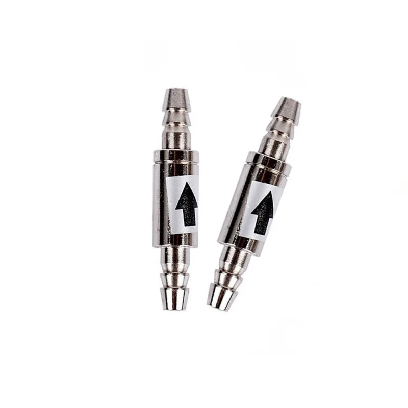 JR Aquarium Stainless Steel Check Valve for CO2 Equipment Aquarium Water Valve Non Return Water to CO2 System