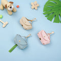 PU Leather Dog Poop Bag Dispenser Dog Leash Waste Bag Dispenser Poop Bag Holder for Walking the Dog