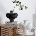 Wabi-Sabi Style Premium Feeling Living Room Flower Arrangement Decoration Flowerware Ceramic Vase