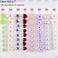 8 Pcs/bag Nail Art Silicone Finger Divider Toe Separator Tool Toe Spacing Device Silicone Toe Separator